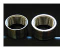 The comparison of wall thickness of the DN 25 Half Socket , the new (left) and the old (right).